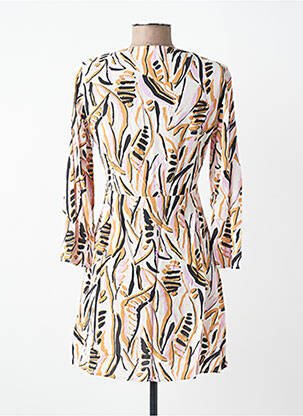 Robe courte manches longues manches longues beige BA&SH femme