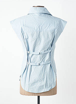 Chemisier manches courtes manches courtes bleu SEVENTY femme