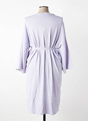 Gilet manches longues manches 3/4 violet LIVIANA CONTI femme