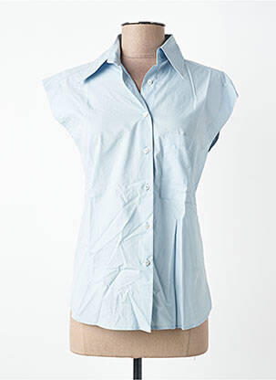 Chemisier manches courtes manches courtes bleu SEVENTY femme