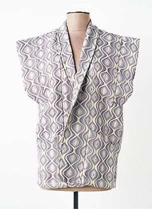 Gilet manches courtes manches courtes violet POHÊME femme