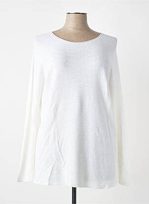 Pull col bateau manches longues beige SEVENTY femme