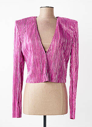 Veste chic col v rose FÊTE IMPÉRIALE femme