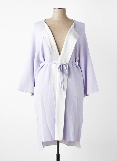 Gilet manches longues manches 3/4 violet LIVIANA CONTI femme