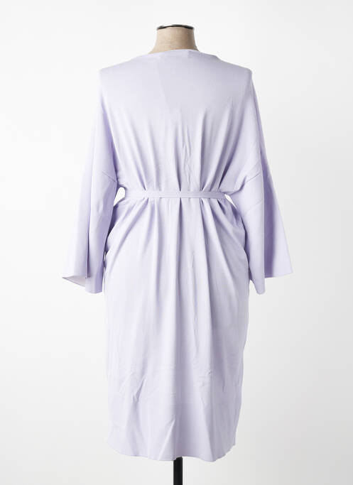 Gilet manches longues manches 3/4 violet LIVIANA CONTI femme