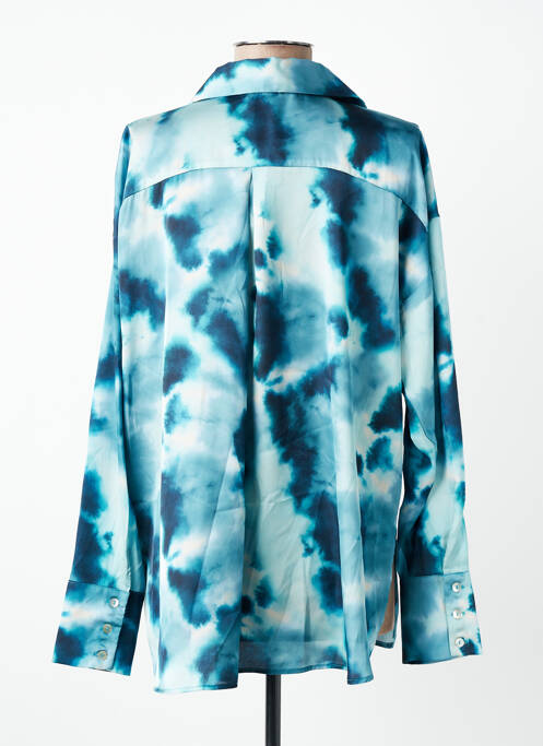 Chemisier coupe fluide manches longues bleu A/W WOMAN femme