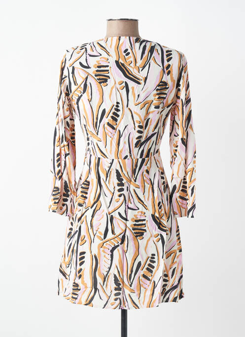 Robe courte manches longues manches longues beige BA&SH femme