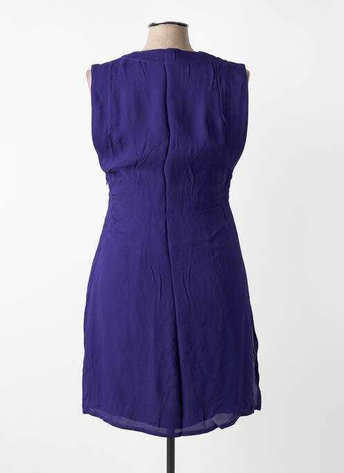 Robe courte sans manche sans manche violet SEVENTY femme