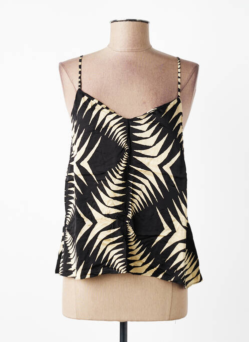 Top coupe fluide fines bretelles noir BA&SH femme