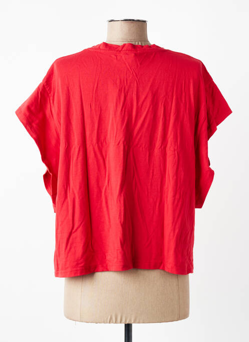 T-shirt stretch manches courtes rouge VICBEE femme