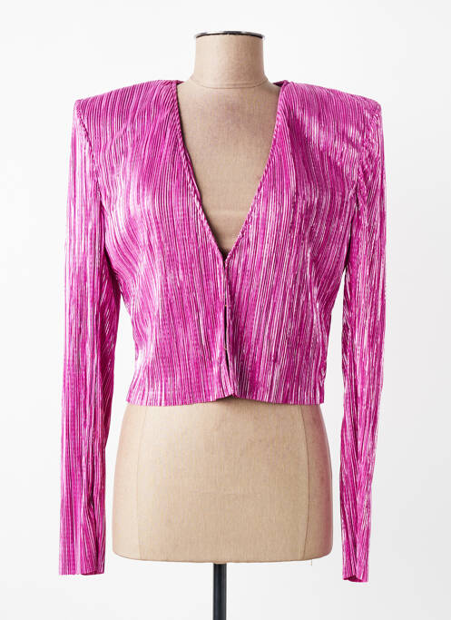 Veste chic col v rose FÊTE IMPÉRIALE femme
