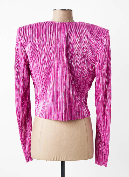 Veste chic col v rose FÊTE IMPÉRIALE femme