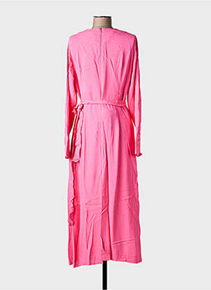 Robe longue manches longues manches longues rose SEVENTY femme