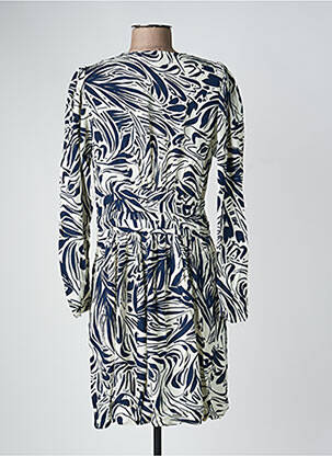 Robe courte manches longues manches longues bleu BA&SH femme