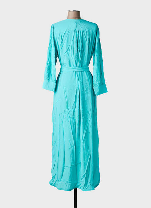 Robe longue manches longues manches longues bleu SEVENTY femme