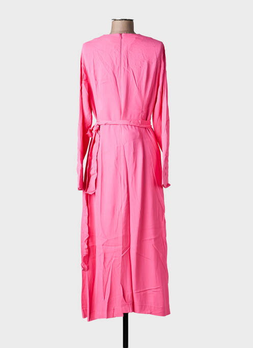 Robe longue manches longues manches longues rose SEVENTY femme