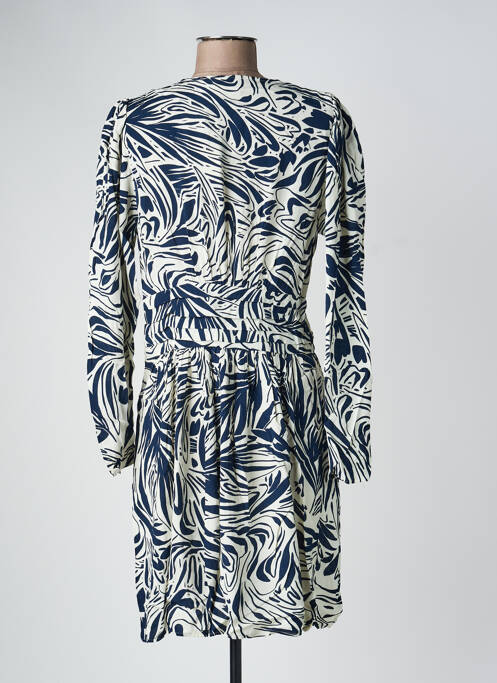 Robe courte manches longues manches longues bleu BA&SH femme