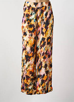 Pantalon droit taille élastique noir MAEVY femme
