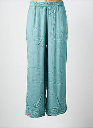 Pantalon droit taille élastique vert MAEVY femme