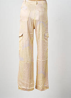 Pantalon cargo coupe droite beige FÊTE IMPÉRIALE femme