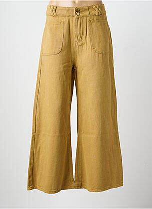 Pantalon flare coupe évasée jaune SKATÏE femme