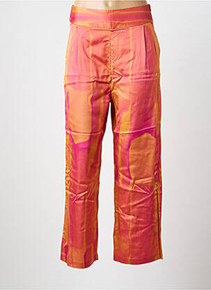 Pantalon droit poches rose FÊTE IMPÉRIALE femme