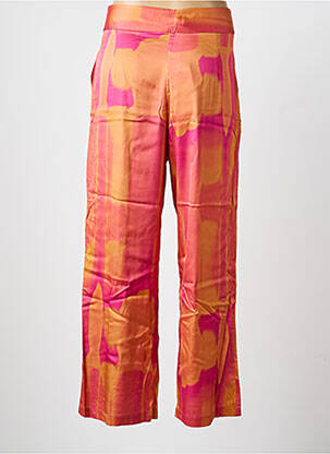 Pantalon droit poches rose FÊTE IMPÉRIALE femme