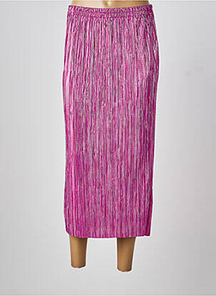 Jupe longue coupe droite violet FÊTE IMPÉRIALE femme