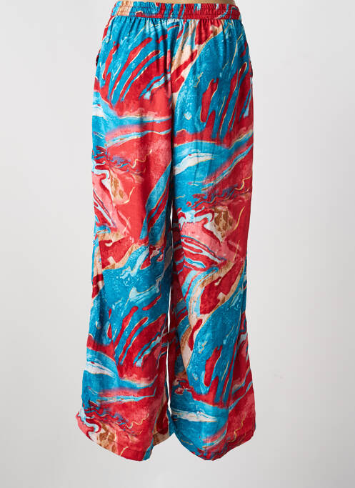 Pantalon droit taille élastique rouge YYDS (YOUR YOUTHFUL DRESS STYLE) femme