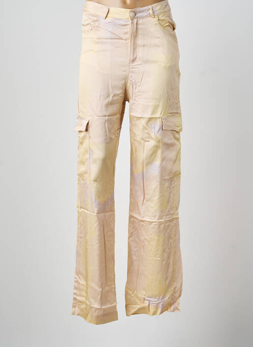 Pantalon cargo coupe droite beige FÊTE IMPÉRIALE femme