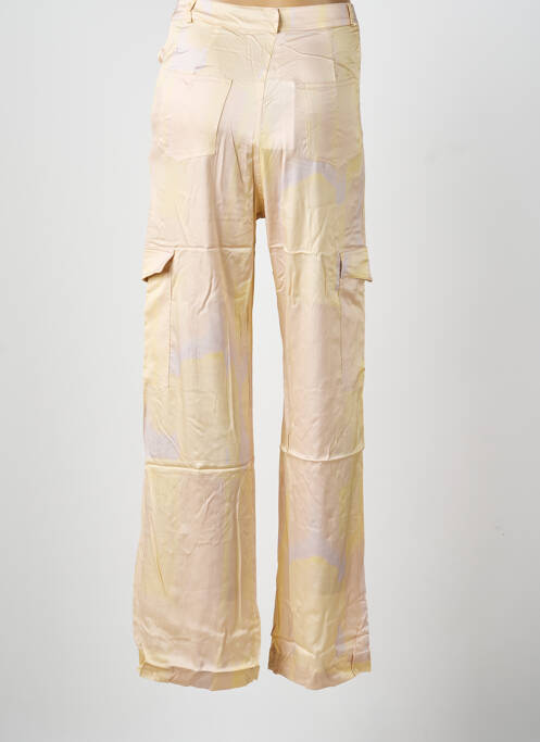 Pantalon cargo coupe droite beige FÊTE IMPÉRIALE femme