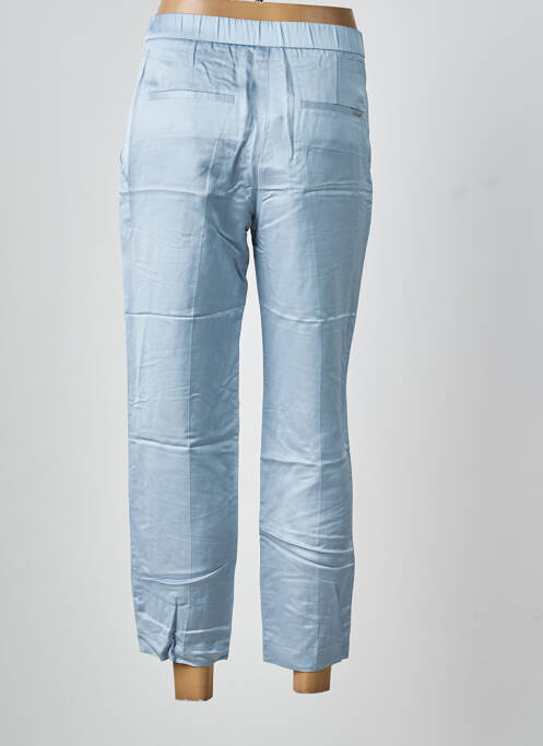 Pantalon 7/8 taille élastique bleu SEVENTY femme