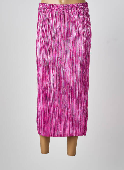 Jupe longue coupe droite violet FÊTE IMPÉRIALE femme