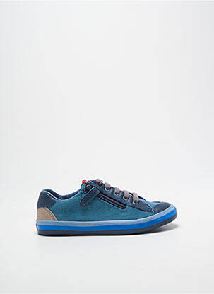 Baskets semelle amovible bout rond bleu CAMPER garçon