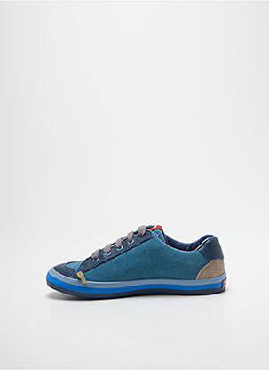 Baskets semelle amovible bout rond bleu CAMPER garçon