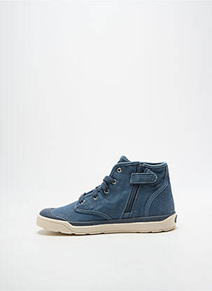 Bottines/boots bout rond bout rond bleu PALLADIUM garçon
