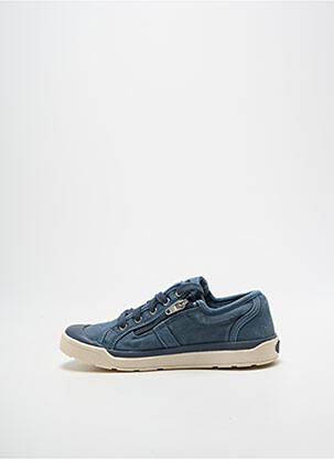Baskets bout rond bout rond bleu PALLADIUM garçon