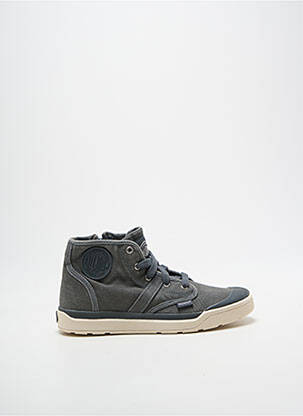 Bottines/boots bout rond bout rond gris PALLADIUM garçon