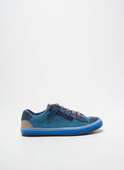 Baskets semelle amovible bout rond bleu CAMPER garcon