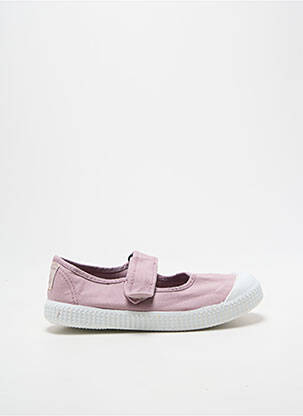 Ballerines bout rond bout rond violet VICTORIA fille