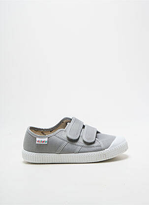 Baskets bout rond bout rond gris clair VICTORIA garçon