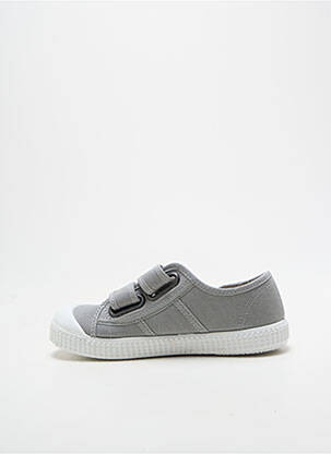 Baskets bout rond bout rond gris clair VICTORIA garçon