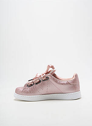 Baskets bout rond talon plat jusqu'à 3cm rose VICTORIA femme