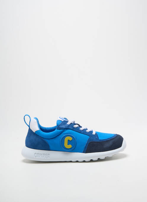 Baskets fermeture elastique bout rond bleu CAMPER garcon