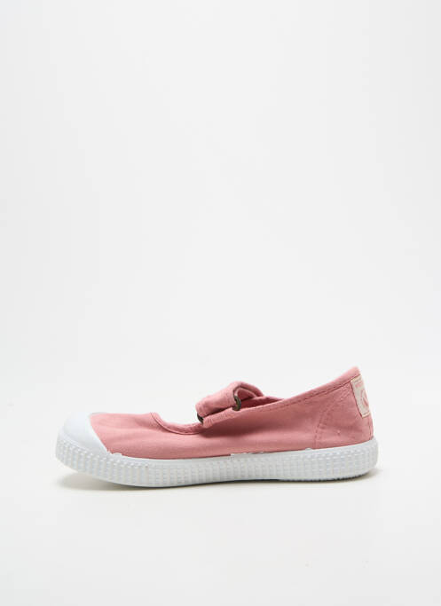 Ballerines bout rond bout rond rose VICTORIA fille