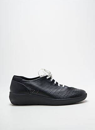 Baskets semelle amovible talon de 4 à 6cm noir CLARKS femme