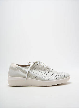 Baskets semelle amovible talon de 4 à 6cm gris CLARKS femme