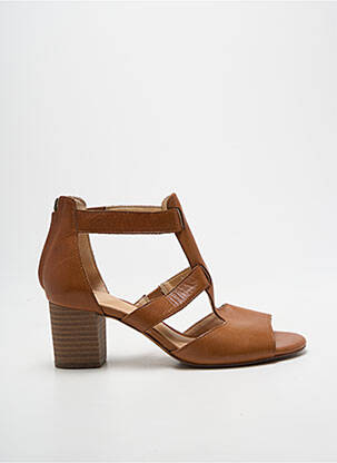 Sandales/nu pieds talon bottier talon de 4 à 6cm marron CLARKS femme