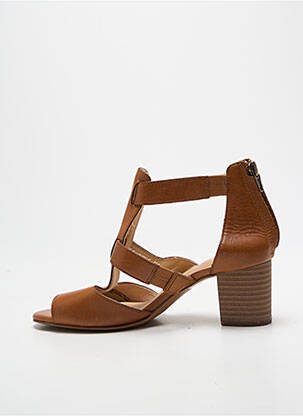 Sandales/nu pieds talon bottier talon de 4 à 6cm marron CLARKS femme