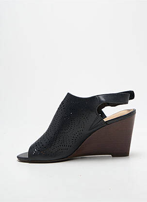 Sandales/nu pieds talon compensé talon de 7 à 9cm noir CLARKS femme